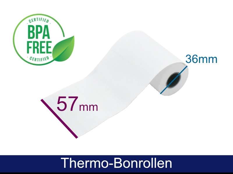 MaxiPOS Thermopapierrollen EC 50stk.